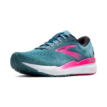 BROOKS Women's Ghost 16 Sneaker, Blue Ribbon/Dianthus/Peacoat, 35.5 EU on Sale